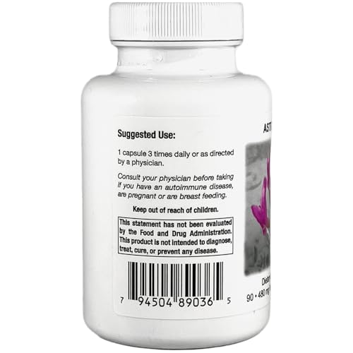 Astragalus Supreme de Supreme Nutrition — étiquette et traçabilité visibles sur le flacon.