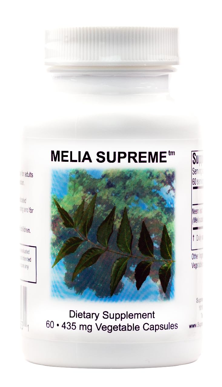 Melia Supreme, boîte de capsules végétales faciles à prendre.