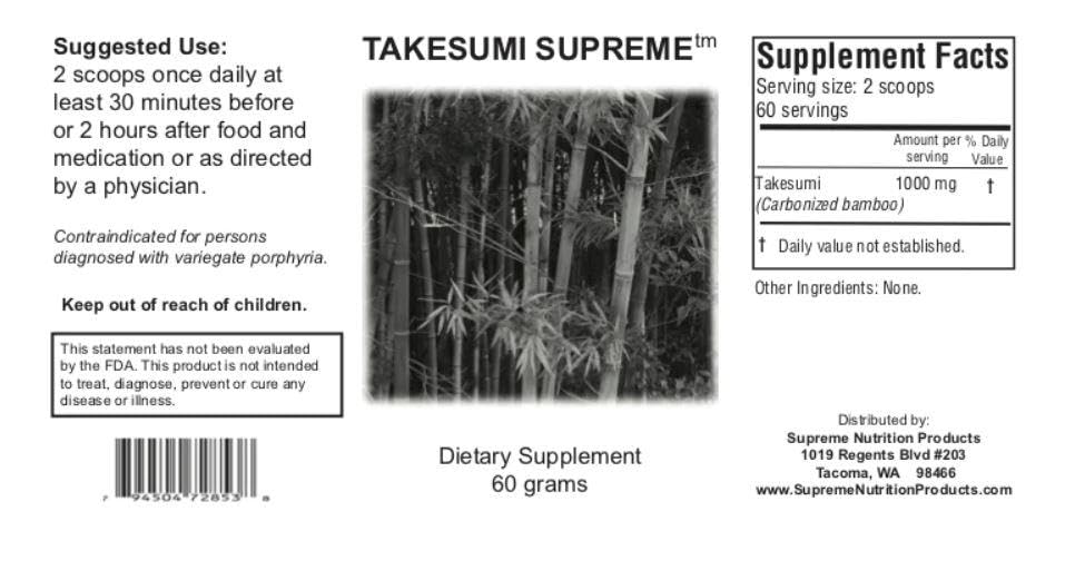 Supreme Nutrition Takesumi Supreme — texture poudre fin, facile à intégrer dans les routines quotidiennes.
