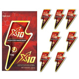 X10 Supreme Boîte de 7 sachets pour énergie en déplacement.
