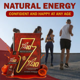 X10 Supreme Guarana ingrédient naturel favorisant vigilance.