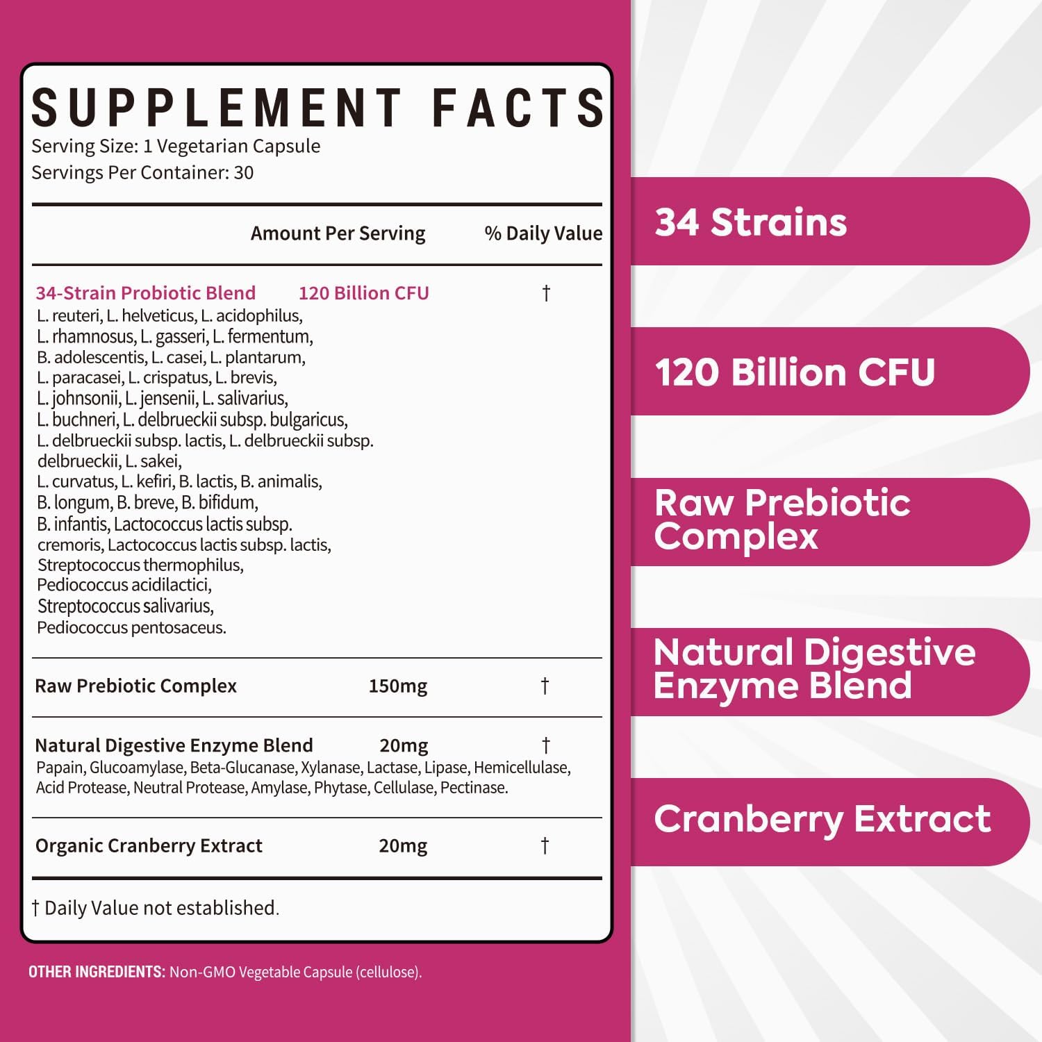 Surebounty probiotiques pour femmes — dose quotidienne simple et pratique.