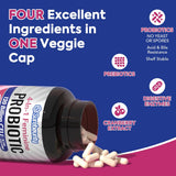 Surebounty probiotiques pour femmes — ingrédients clés: probiotiques, prébiotiques et enzymes.