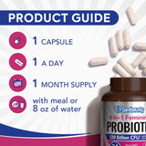 Surebounty probiotiques pour femmes — sans allergènes, forme pratique.