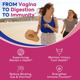 Surebounty Probiotiques pour femmes — gélules faciles à avaler favorisant une routine saine.