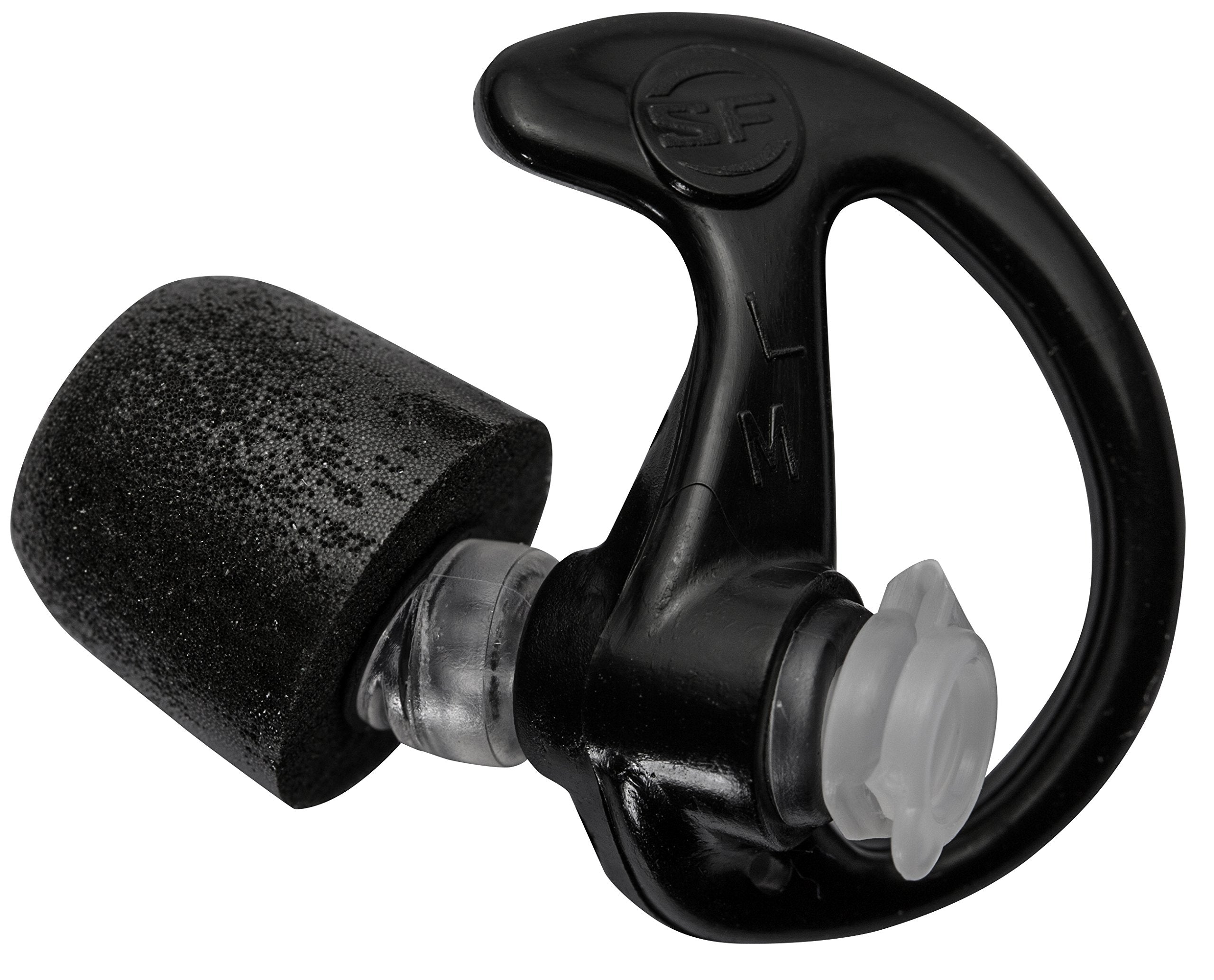 SureFire EP7 anneaux EarLock assurent un maintien fiable et reproductible.