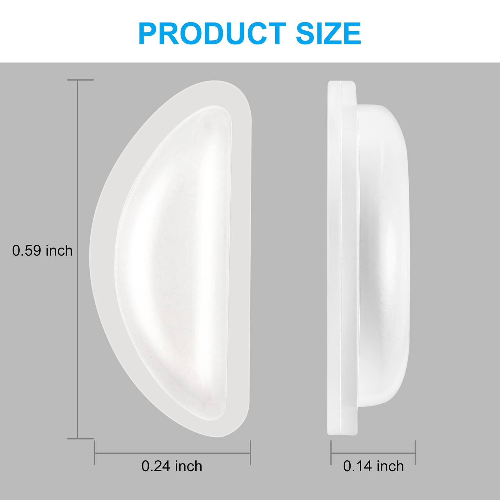 Coussinets nasaux SURMAP en silicone adhésifs pour toutes montures.
