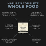 Surthrival Colostrum en Poudre, cuillère: dose pratique pour favoriser le bien-être et l’endurance.