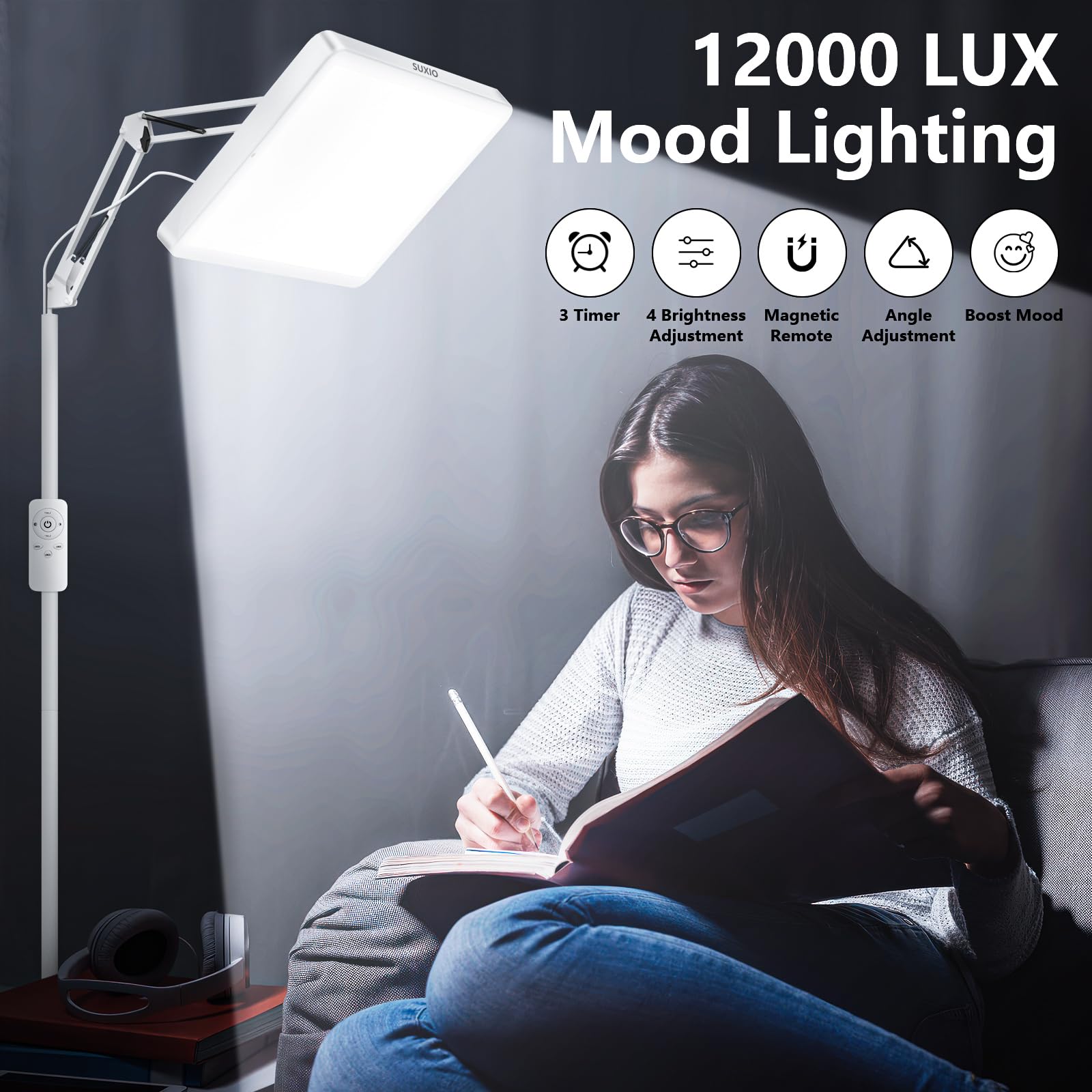 Télécommande magnétique SUXIO pour commander facilement et planifier les minuteries.