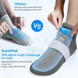 SuzziPad gants chemo double couche avec compartiments pour gel.