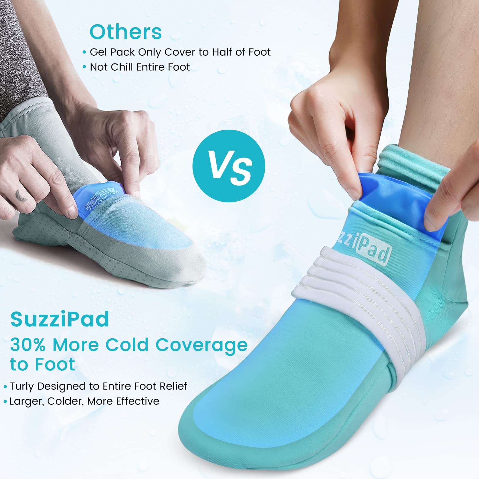Mitaines-double-couche SuzziPad offrant un refroidissement uniforme des mains.