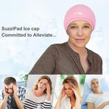 Protection des oreilles par le design SUZZIPAD lors du thérapie par le froid.