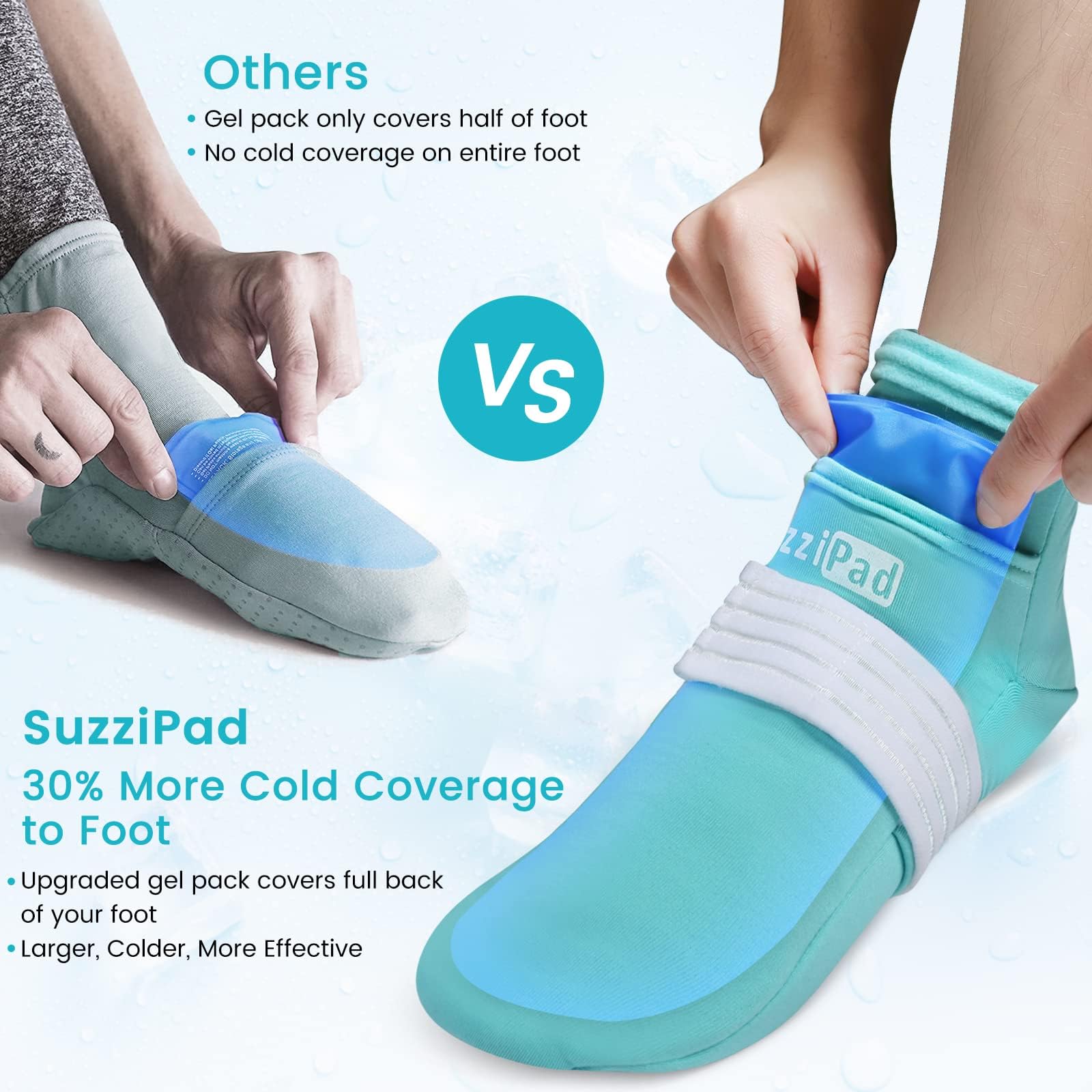 Bande de compression ajustable SuzziPad XL pour un maintien confortable.