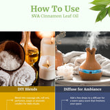 Savon et bougie faits maison avec huile cannelle SVA