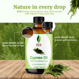 Bain de pieds relaxant avec SVA Cypress et quelques gouttes d’huile essentielle.