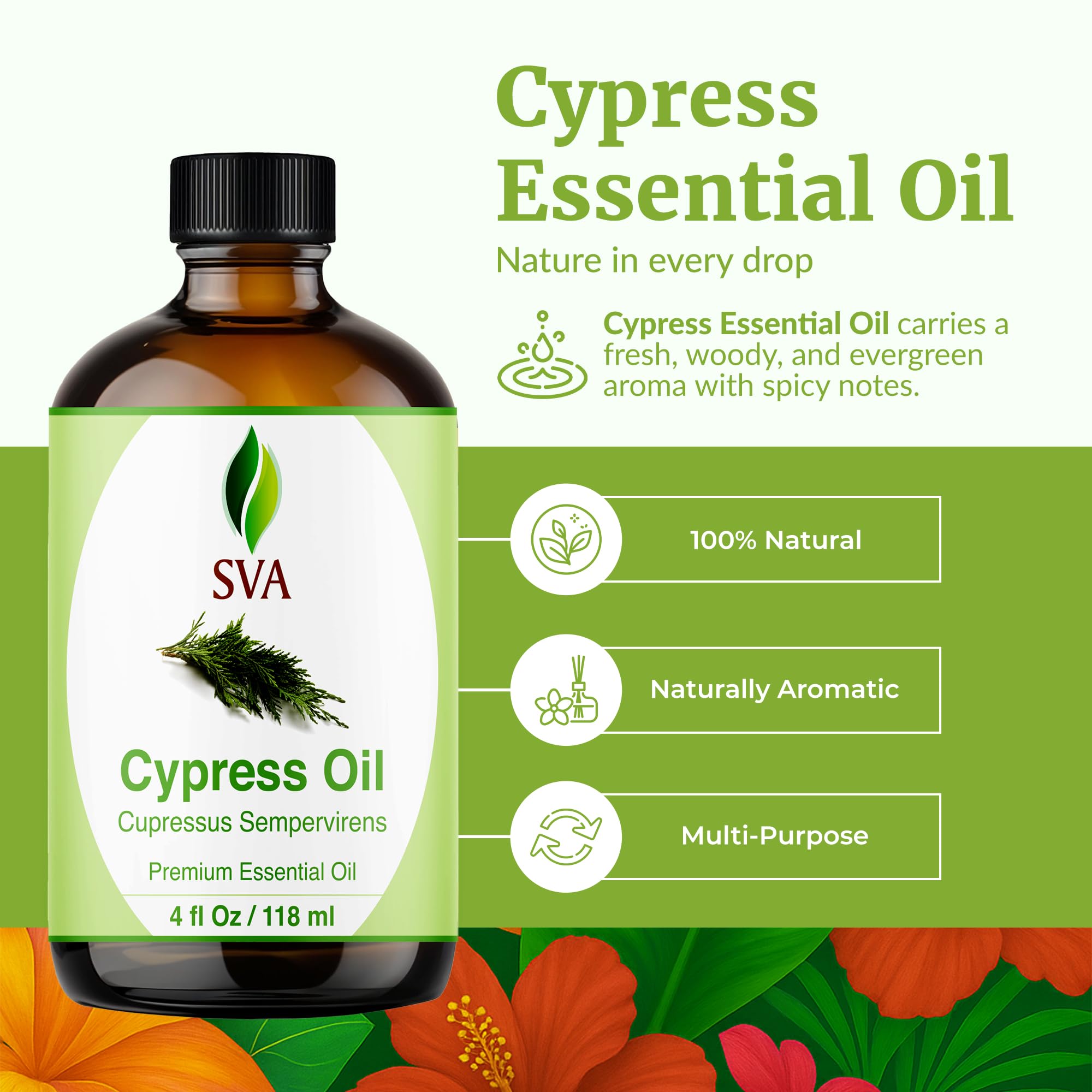 Diffuseur avec huile SVA Cypress pour obtenir une ambiance aromatique rafraîchissante.