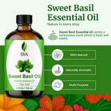 SVA Basilic Doux en diffusion pour une ambiance apaisante à la maison.