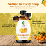 SVA ORGANICS bougie parfum orange, ambiance chaleureuse et naturelle.