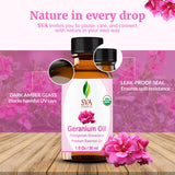 SVA ORGANICS huile géranium — utilisations cosmétiques et créations maison
