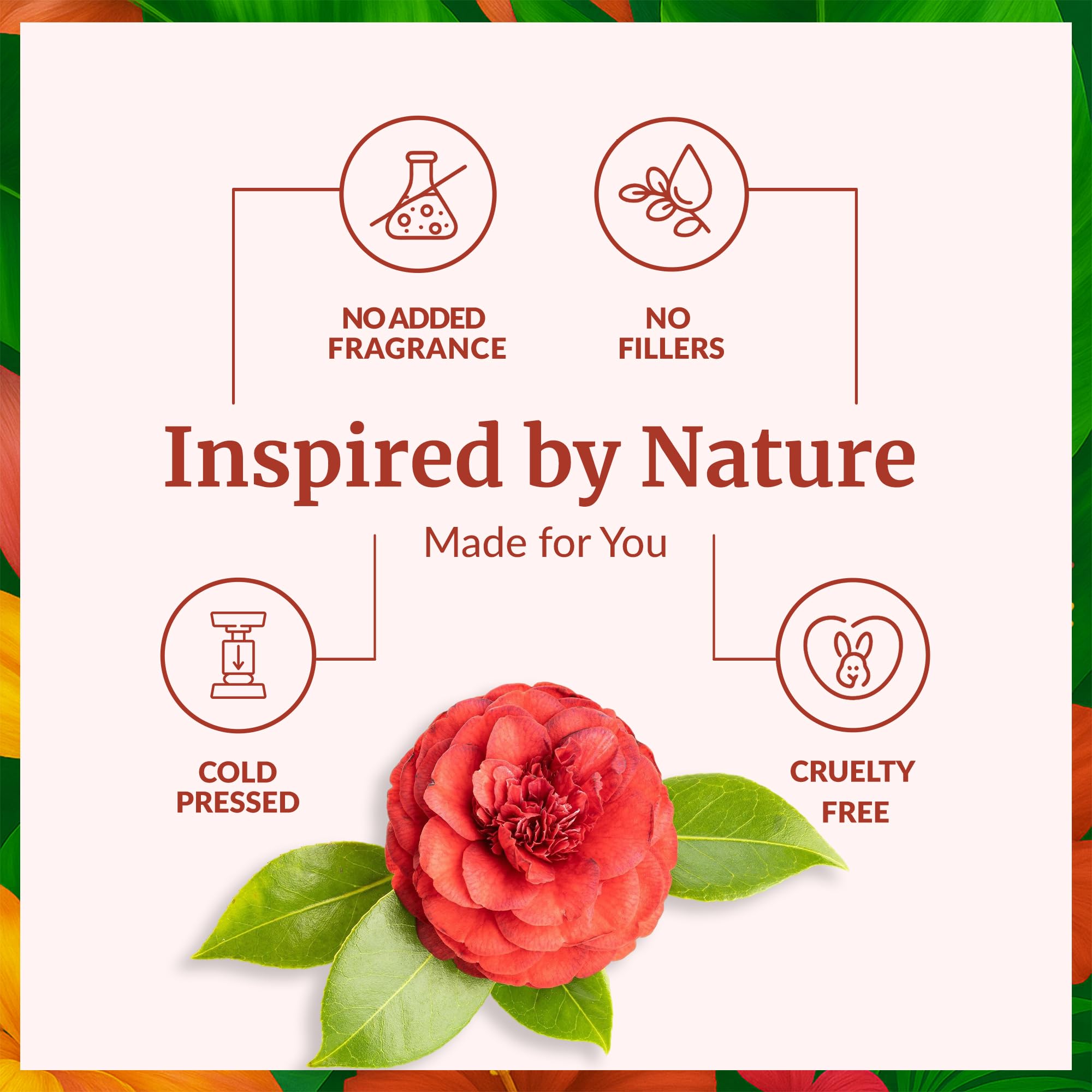 SVA Organics huile de camellia, massage cheveux pour nourrir cuir chevelu et longueurs.