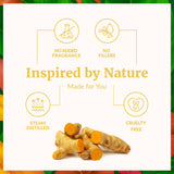 Soin peau dilué avec huile curcuma SVA Organics pour soins cutanés.
