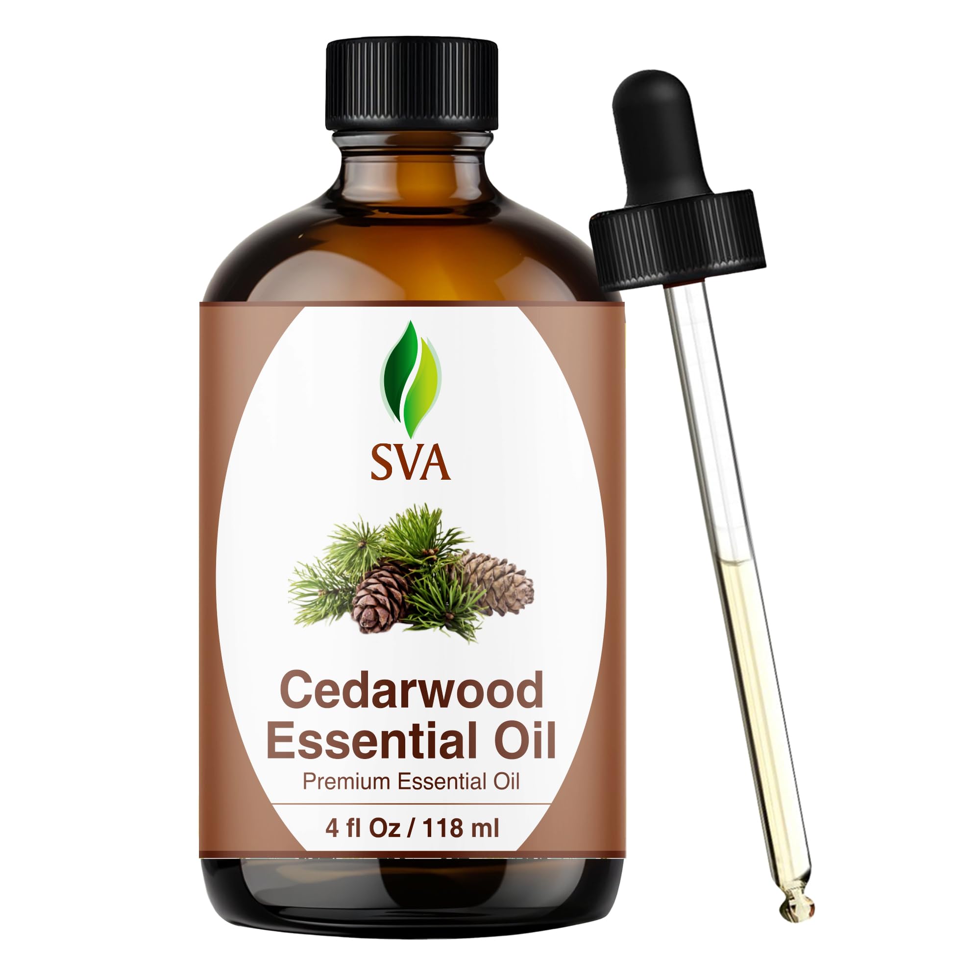 Huile essentielle de cèdre SVA Organics diffusée pour une ambiance boisée