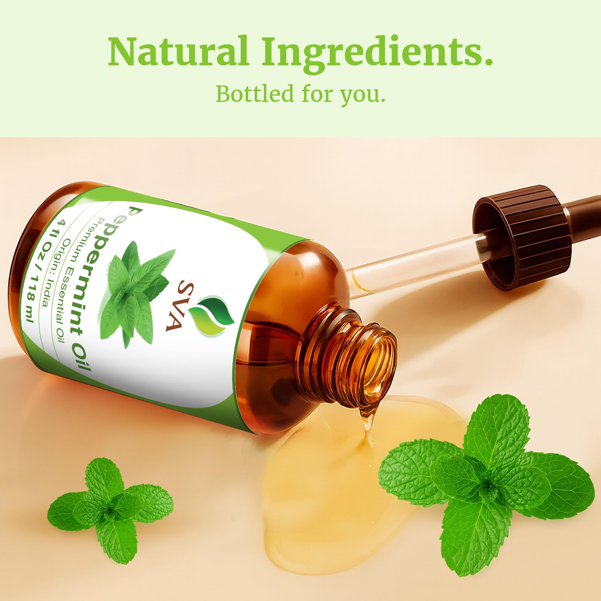 SVA ORGANICS huile essentielle menthe arvensis — préparation cosmétique maison et aromathérapie.
