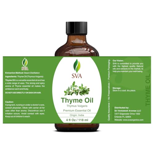 Diffusion aromatique avec huile de thym SVA ORGANICS dans un diffuseur