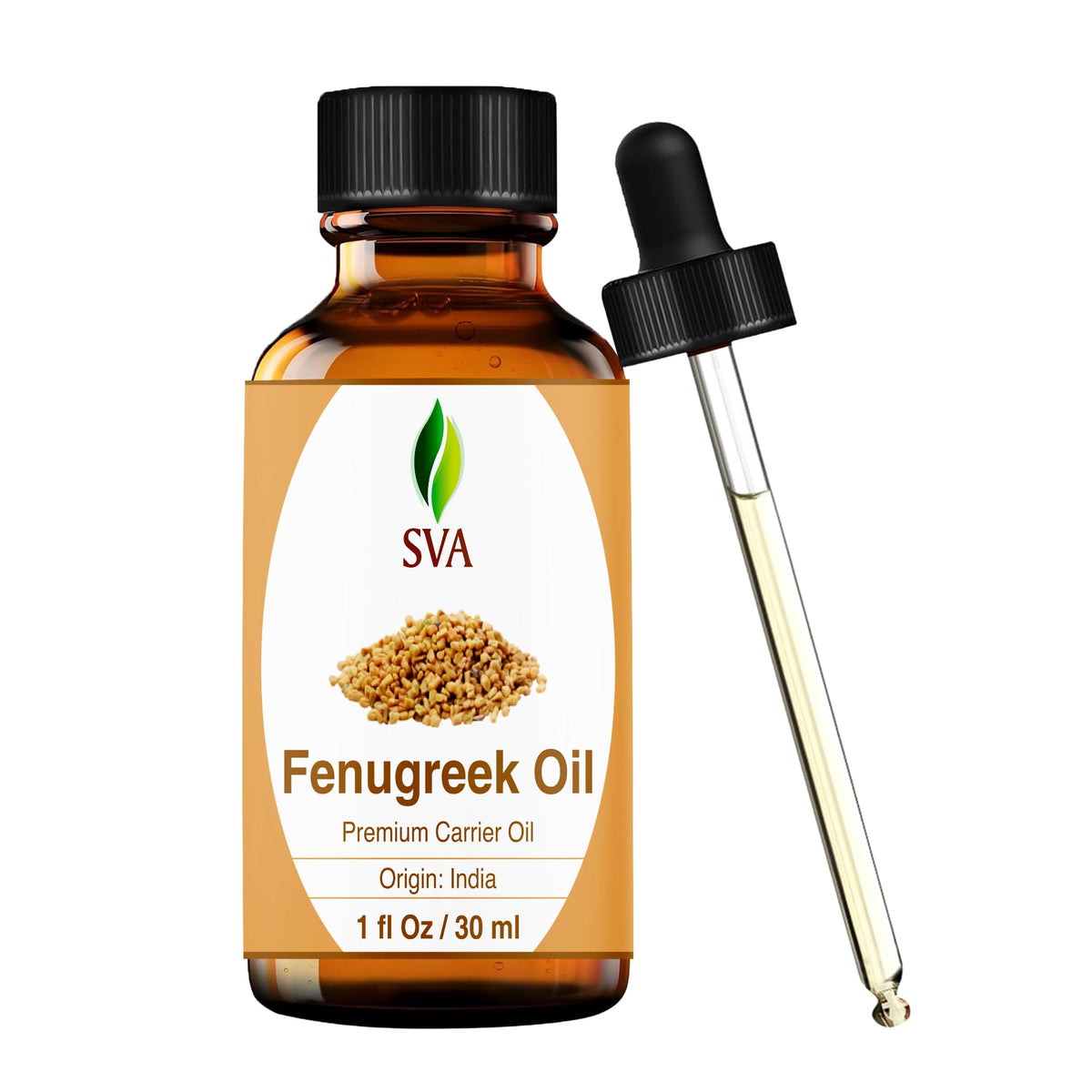 SVA Fenugrec Huile en flacon avec pipette pour soins capillaires nourrissants