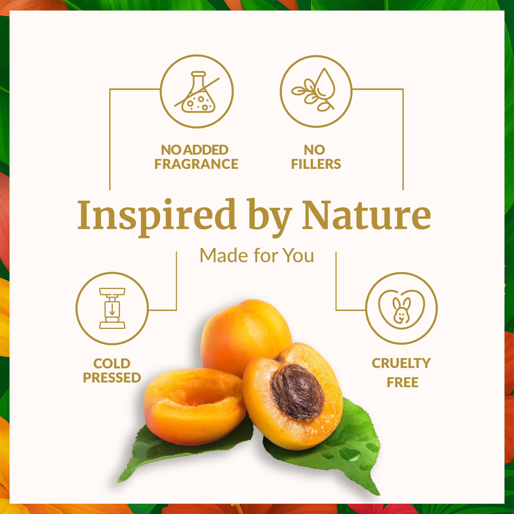 SVA Organics huile noyau d'abricot — massage cuir chevelu, nourrissante et relaxante