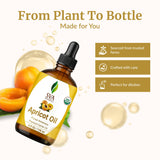 SVA Organics huile noyau d'abricot — soin peau, absorption rapide