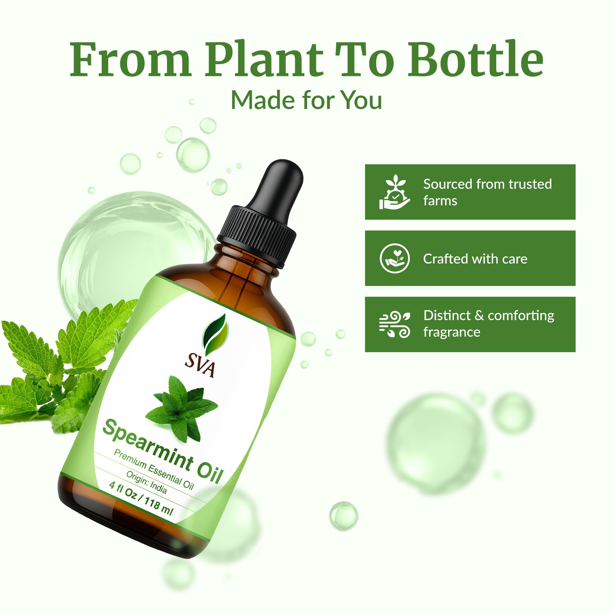 Massage cuir chevelu avec huile menthe-poivree pour cheveux revitalisés.