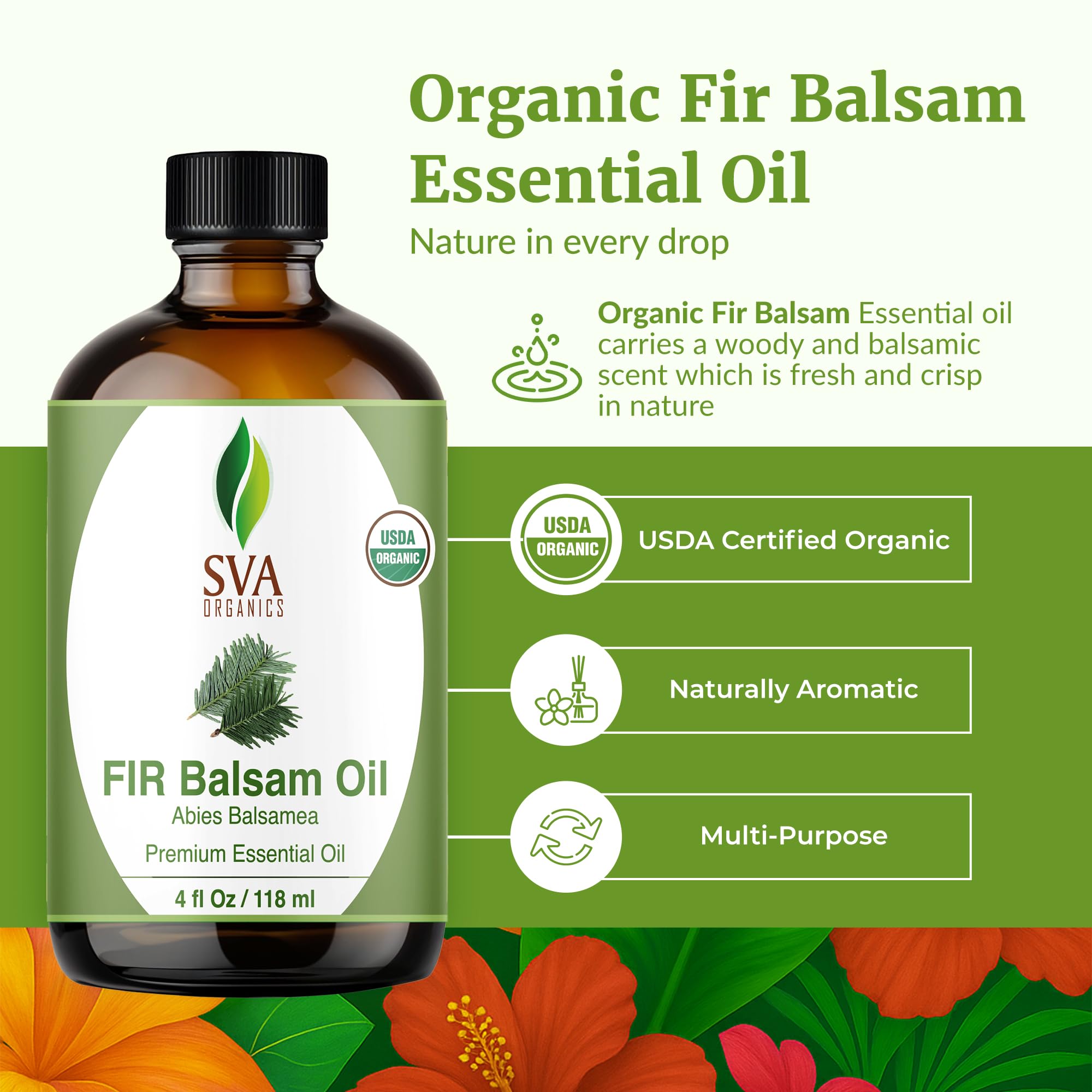 Application sur cuir chevelu avec l’huile sapin balsam pour soin capillaire.