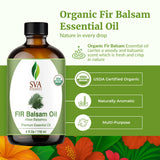 Application sur cuir chevelu avec l’huile sapin balsam pour soin capillaire.
