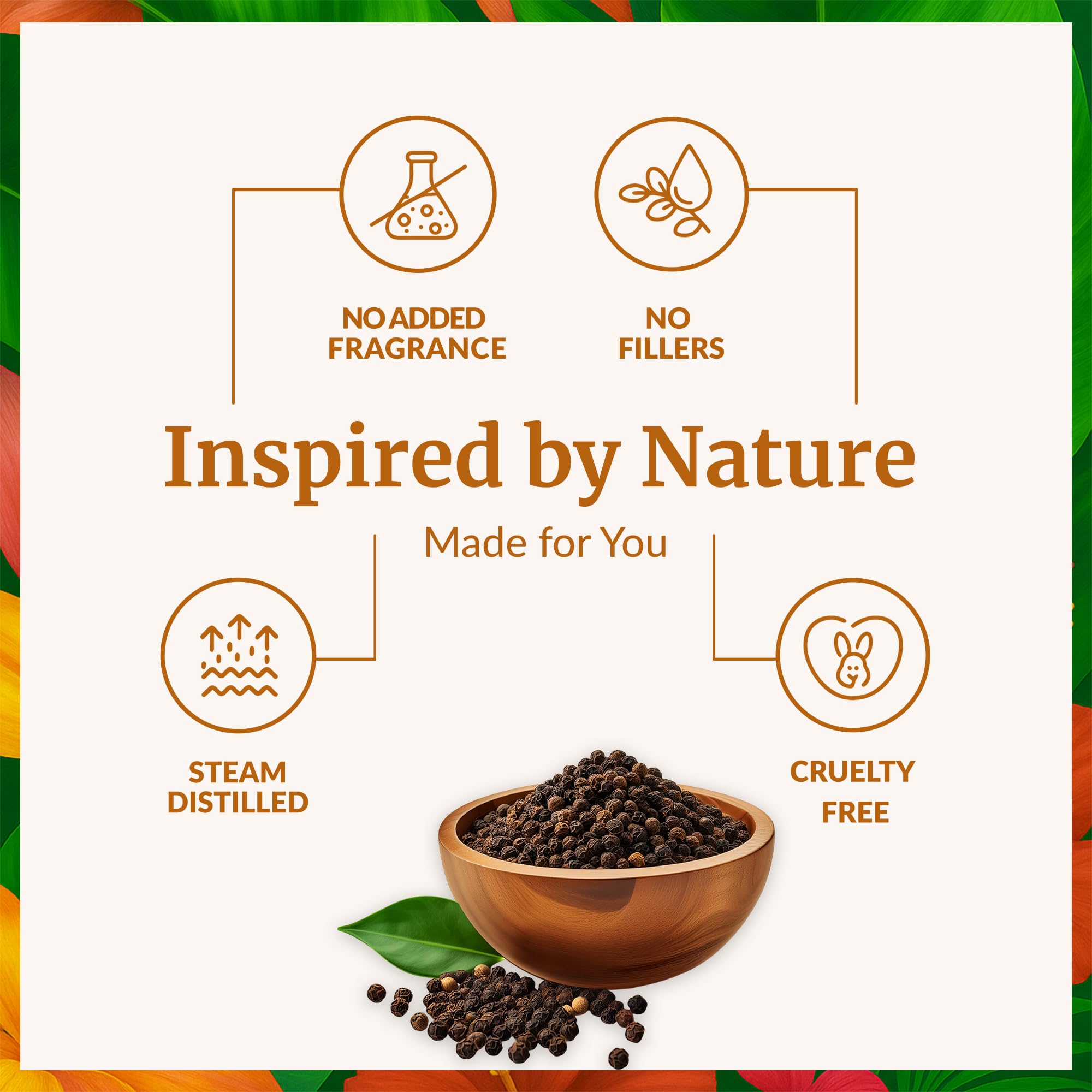 SVA ORGANICS poivre noir dans crème ou lotion pour peau nourrie après dilution