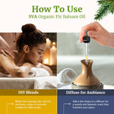 Savon et bougie faits maison parfumés sapin balsam SVA Organics.