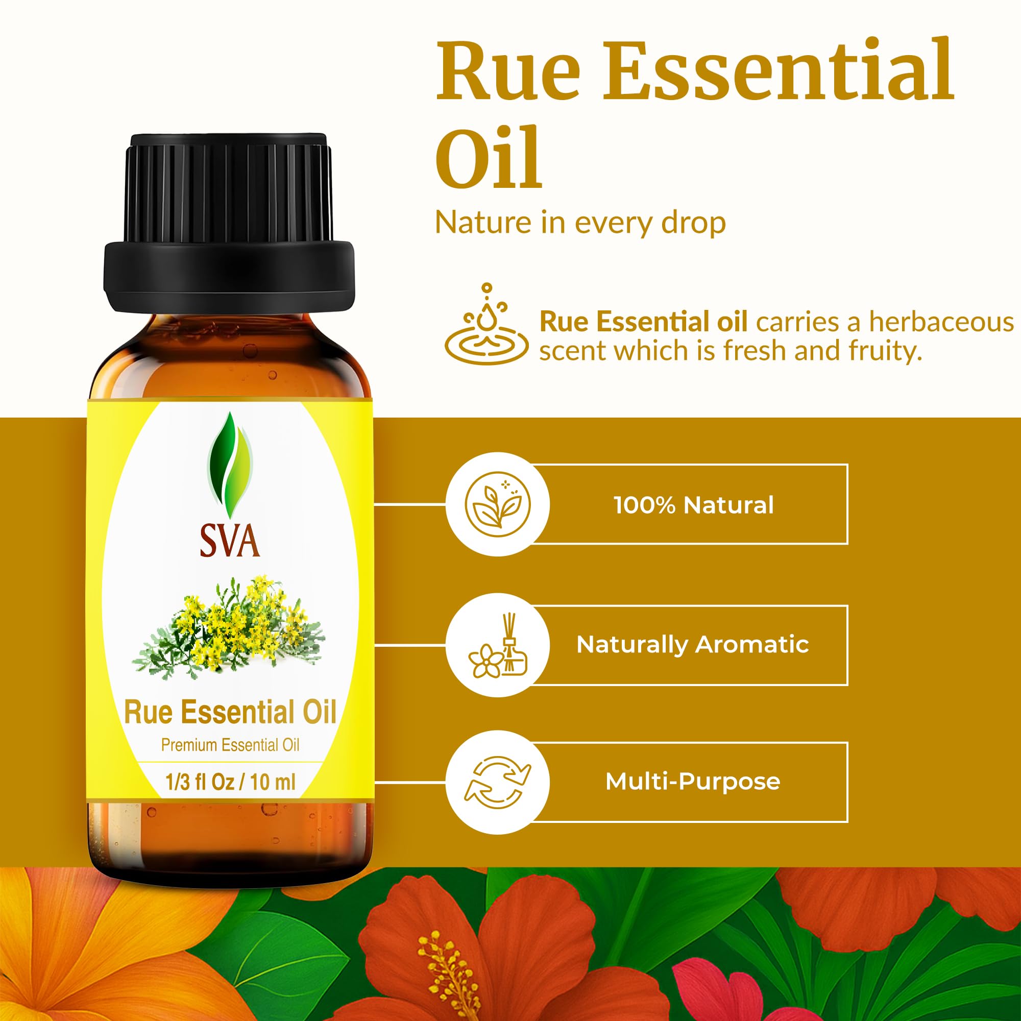 SVA ORGANICS Rue – diffuseur: crée une ambiance parfumée naturelle.