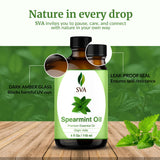 Savons et bougies à la menthe poivrée de SVA ORGANICS.