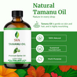 Tamanu Oil SVA ORGANICS pour le soin du visage et l'hydratation grâce à la pipette.