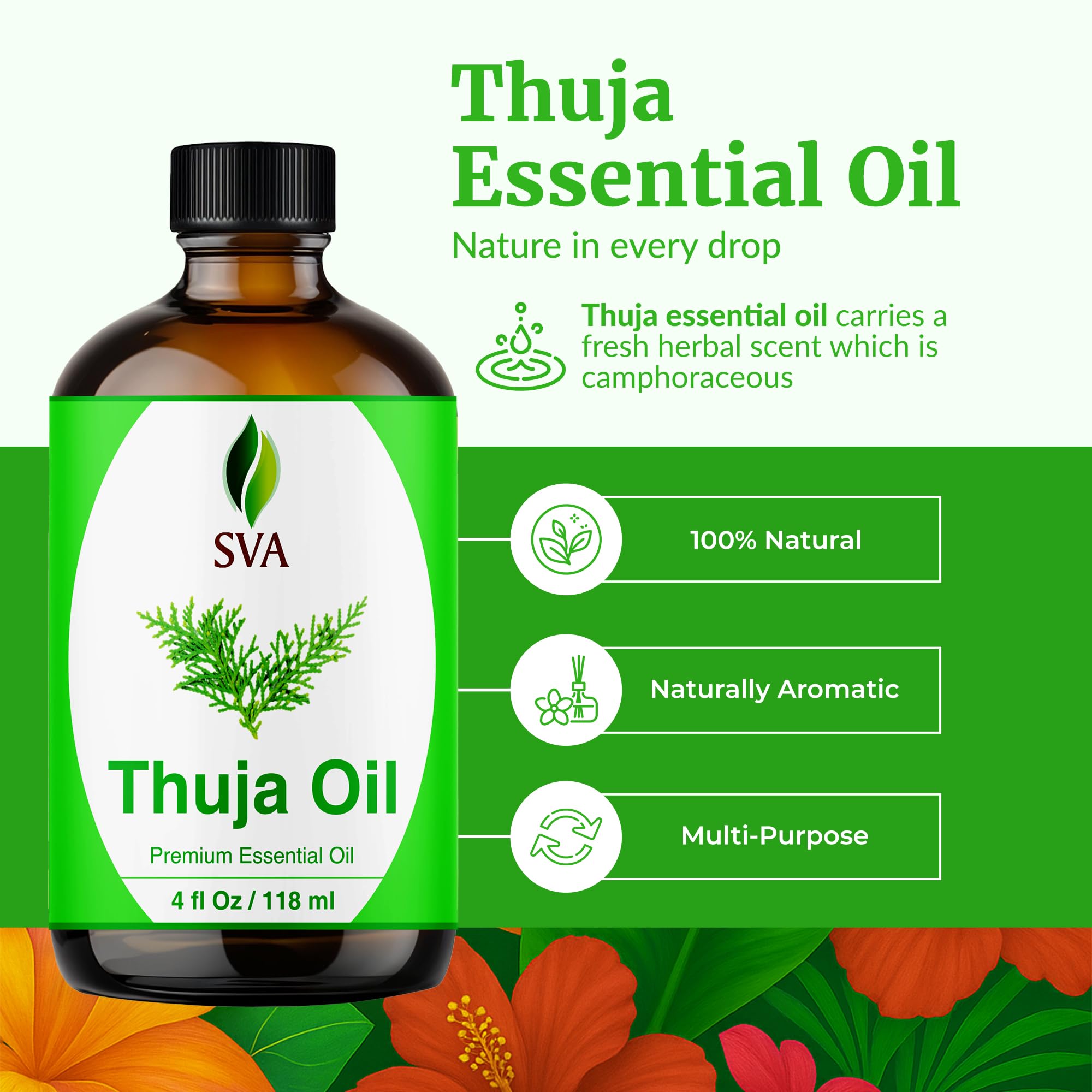 SVA Thuja cheveux-soin: nourrir le cuir chevelu et les longueurs.