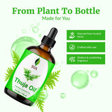 SVA Thuja massage-corps: huile idéale pour un massage relaxant.