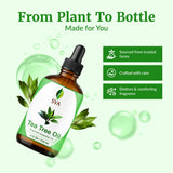 SVA Tea Tree Oil intégré au soin du visage après dilution.