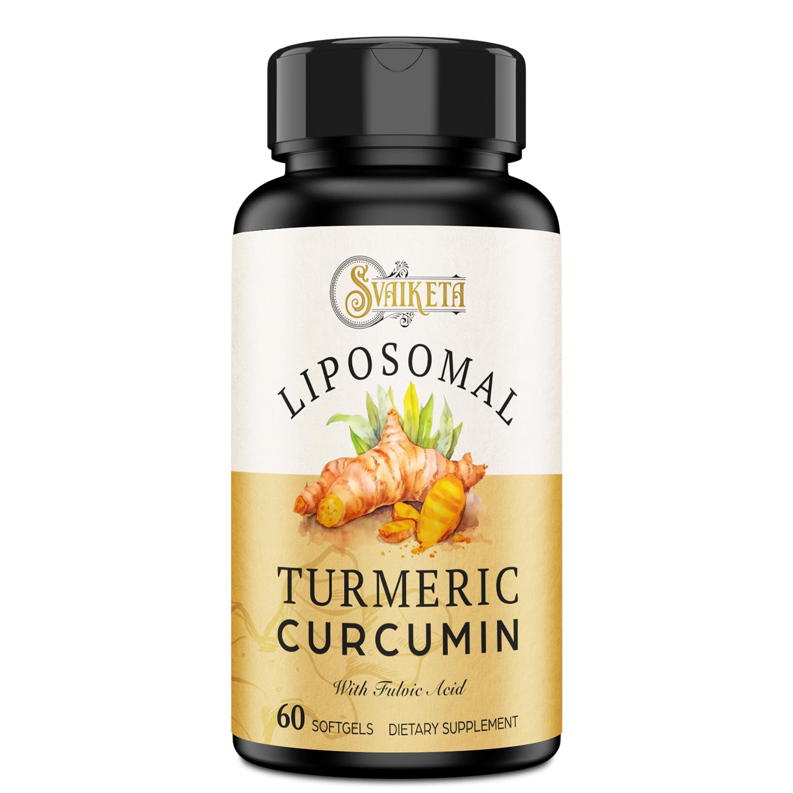 Svaiketa Curcuma liposomal, bouteille pratique et facile à intégrer à votre routine.