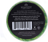 Svasthya Eucalyptus Vapor Rub, application près du nez, soutien naturel des voies respiratoires.