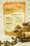 SVATV Poudre Reetha: pâte appliquée sur cuir chevelu pour soin quotidien