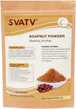 SVATV Poudre Reetha: mousse naturelle pour nettoyer en douceur les cheveux