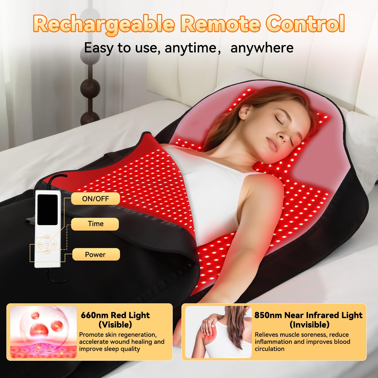 TPU premium hypoallergénique, facile à nettoyer après séance.