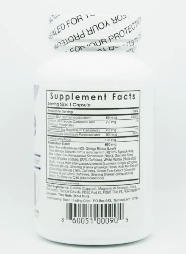 Capsules Swan Extreme OxyElite Pro Strength prêtes pour l'usage quotidien