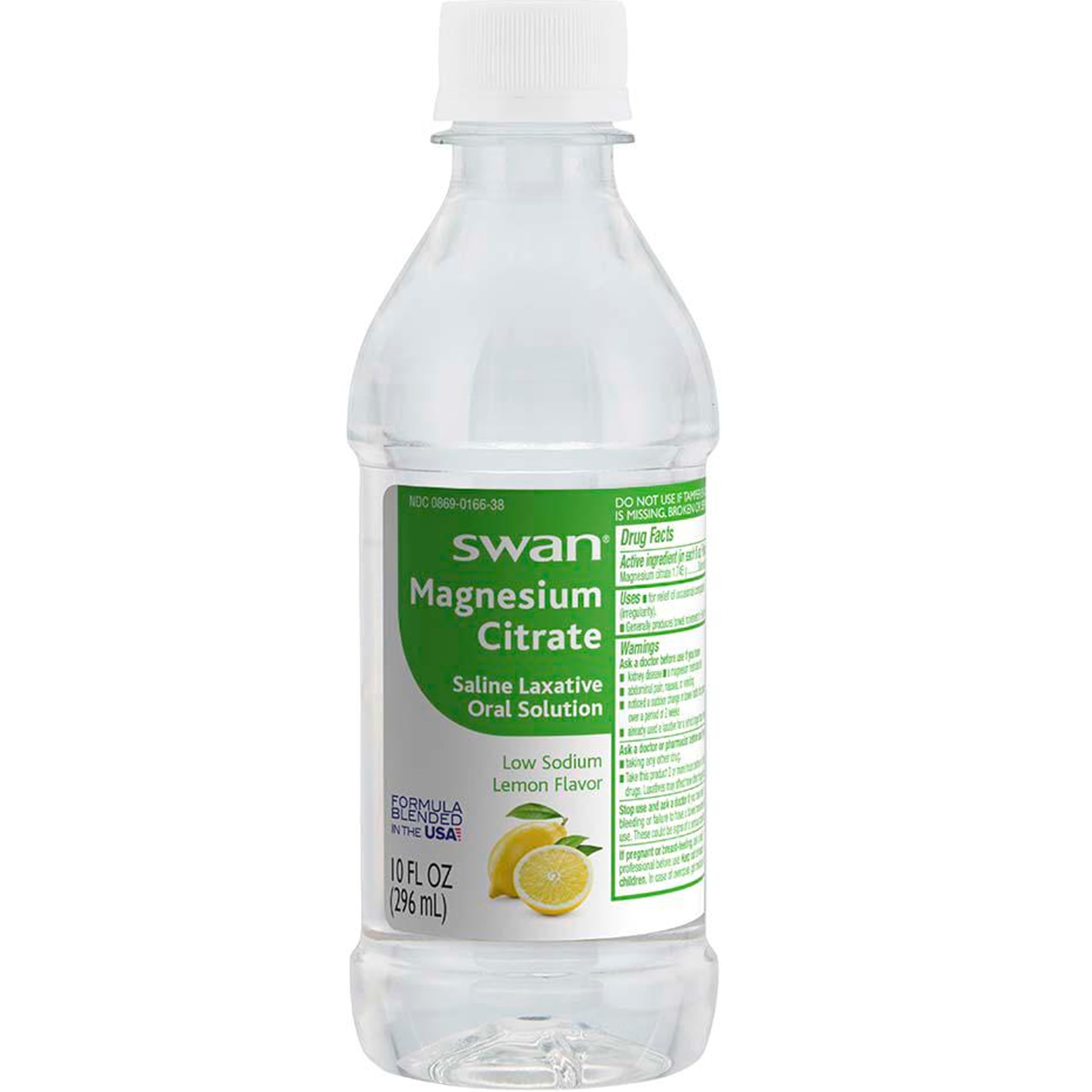 Étiquette citron Swan, flacon facile à prendre au quotidien.