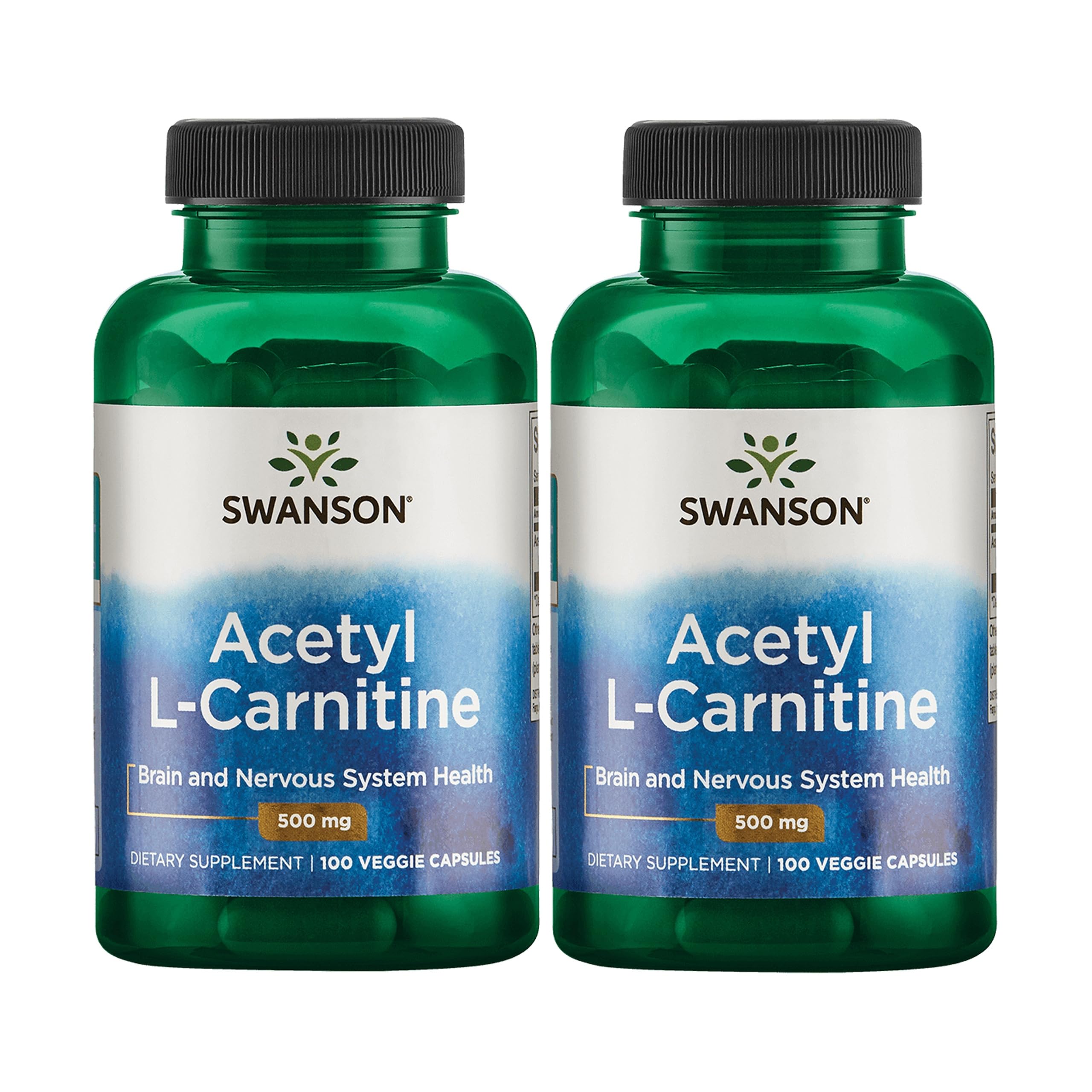 Swanson Acétyl-L-Carnitine : capsule facile à avaler pour l’usage quotidien.